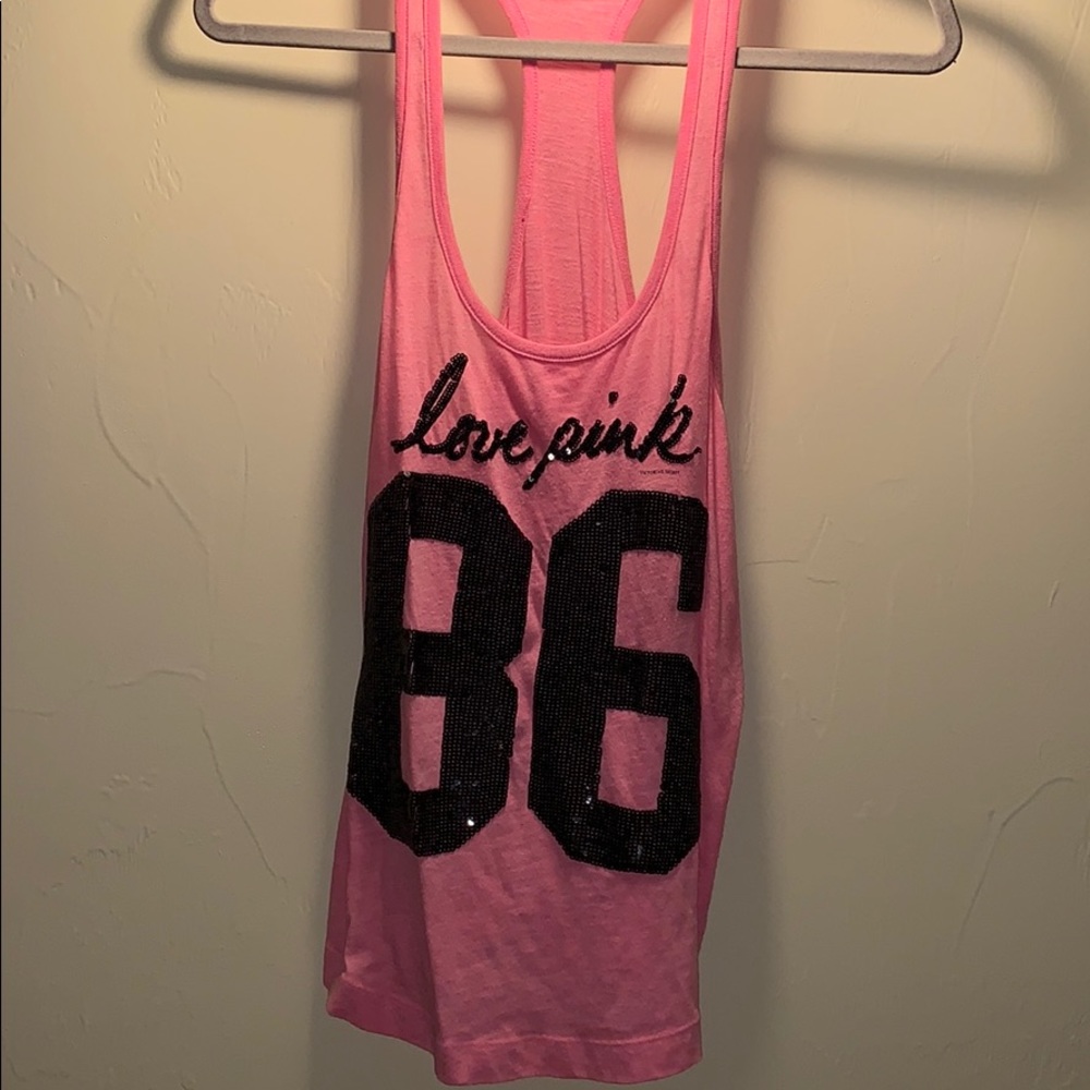 Pink tank top